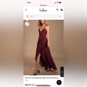 NWT Lulus dress